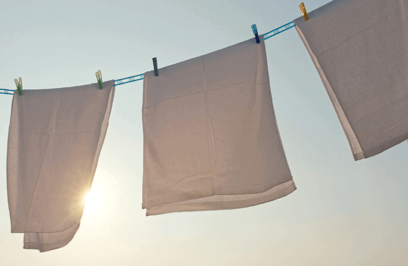 Sun-dry your clothes